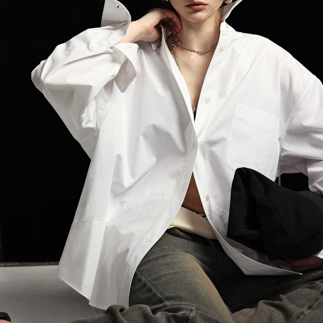 Damen Oversized Hemd Echoarchiv