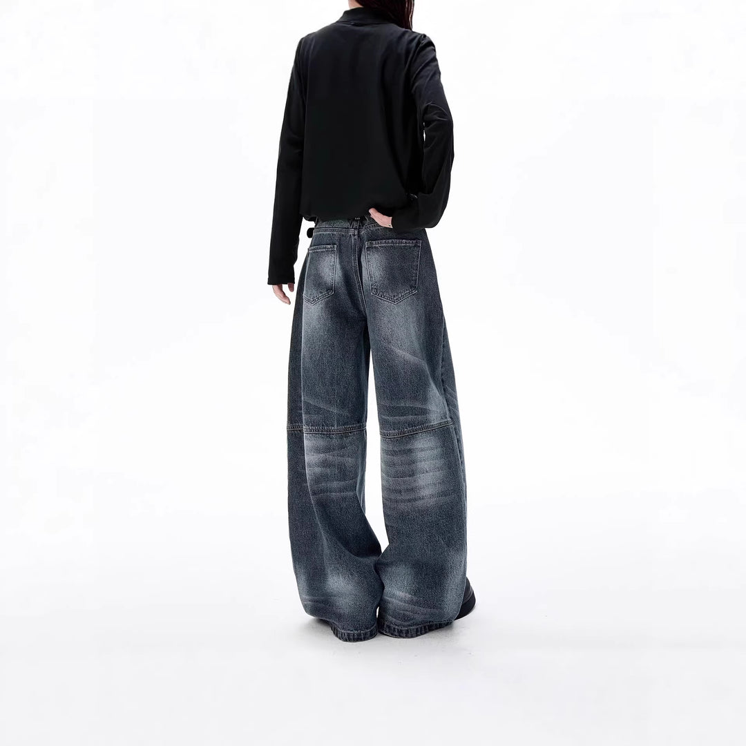 Unisex Trendige Weitgeschnittene Jeans Echoarchiv