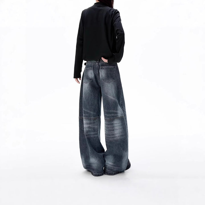 Unisex Trendige Weitgeschnittene Jeans Echoarchiv