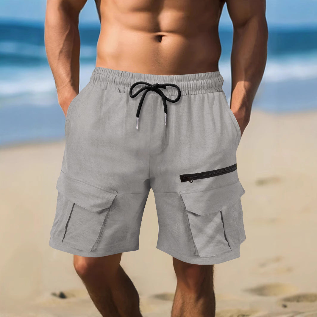 Herren Cargo-Shorts mit multifunktionalen Taschen und elastischem Bund Echoarchiv