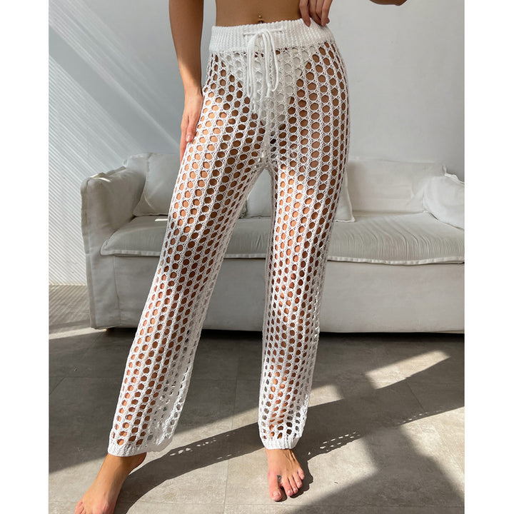 Damen Häkel-Sommerhose mit weitem Schnitt und elastischem Bund Echo Archiv