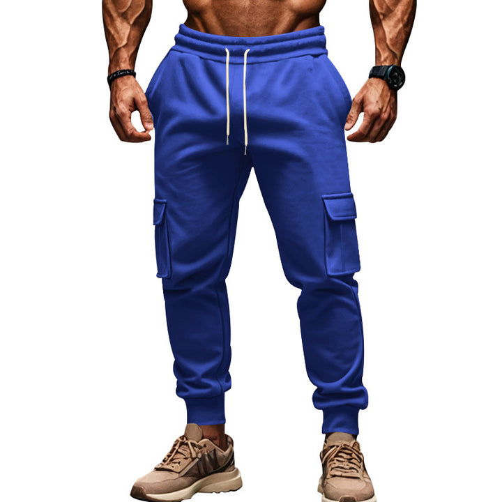 Herren Cargo-Jogginghose mit elastischem Bund und multifunktionalen Taschen Echoarchiv