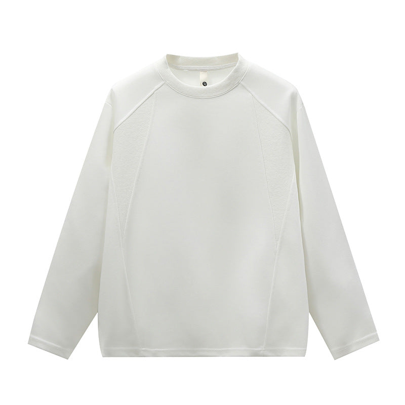 Unisex Oversize Rundhals-Sweatshirt mit Raglannähten und feiner Struktur Echoarchiv