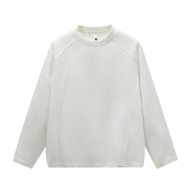 Unisex Oversize Rundhals-Sweatshirt mit Raglannähten und feiner Struktur Echoarchiv