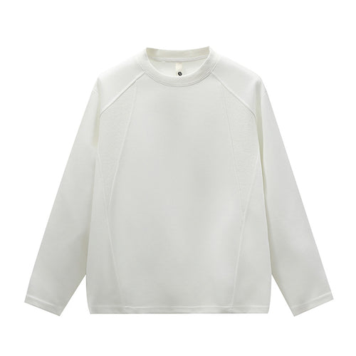 Unisex Oversize Rundhals-Sweatshirt mit Raglannähten und feiner Struktur Echoarchiv