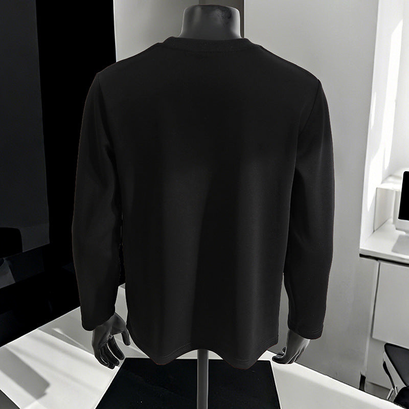 Herren Lässiges Raglan-Sweatshirt mit Rundhals, leichter Struktur und relaxed Fit Echo Archiv