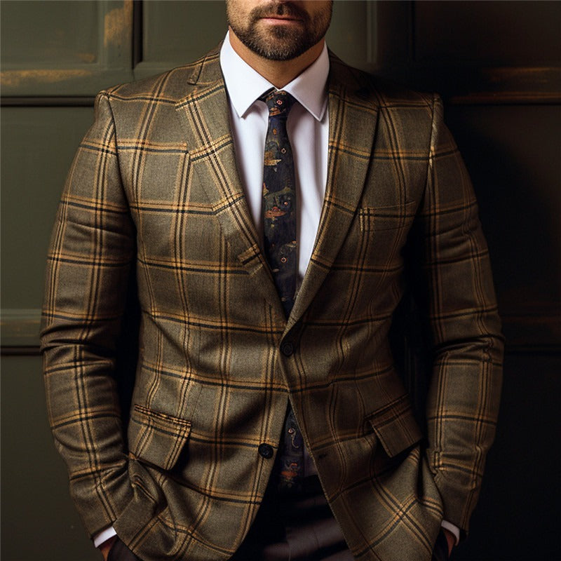 Stilvoller Herrenblazer mit eleganten Details von Echoarchiv
