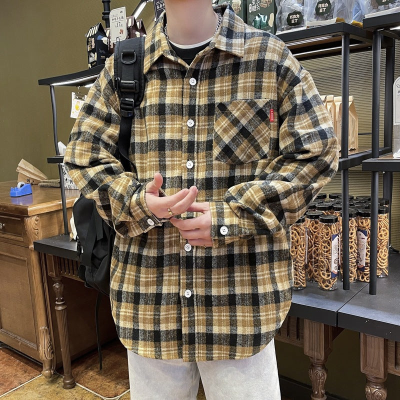 Unisex Karierte Flanellhemd Echo Archiv