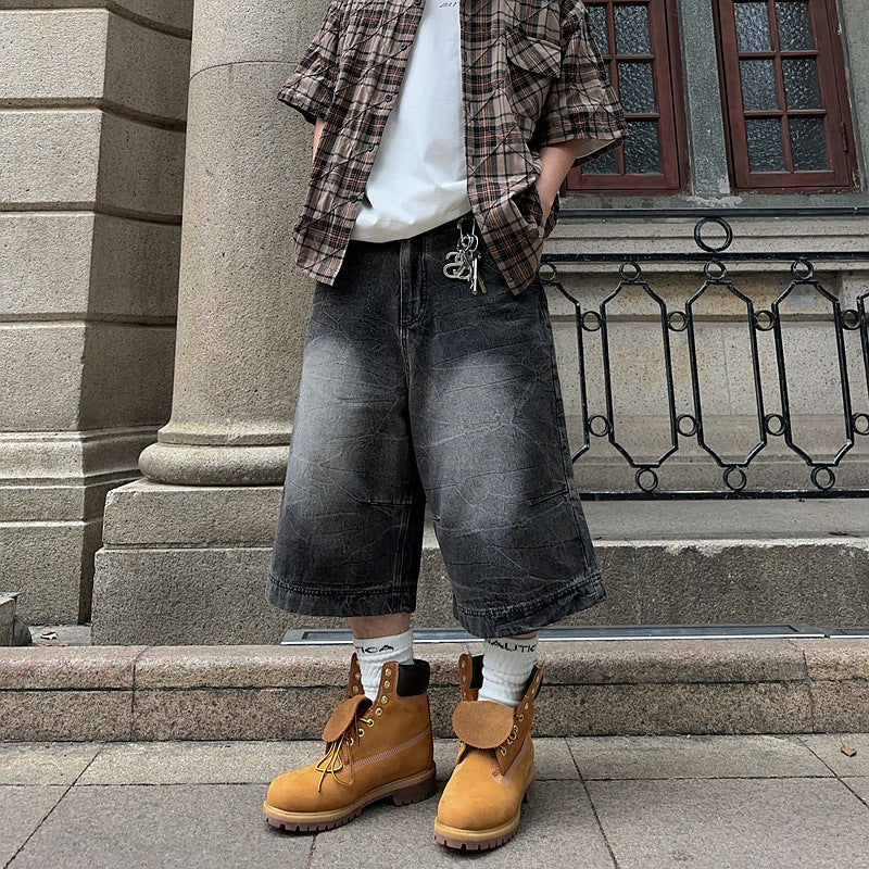 Herren Modische Baggy-Shorts Echoarchiv