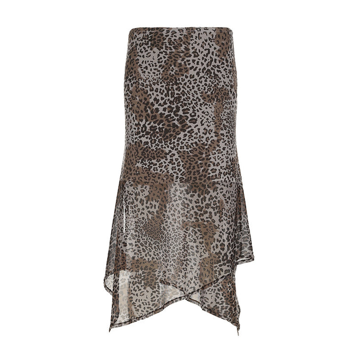 Damen Schicker Maxi-Rock mit Rüschendetails und floralen Mustern Echo Archiv