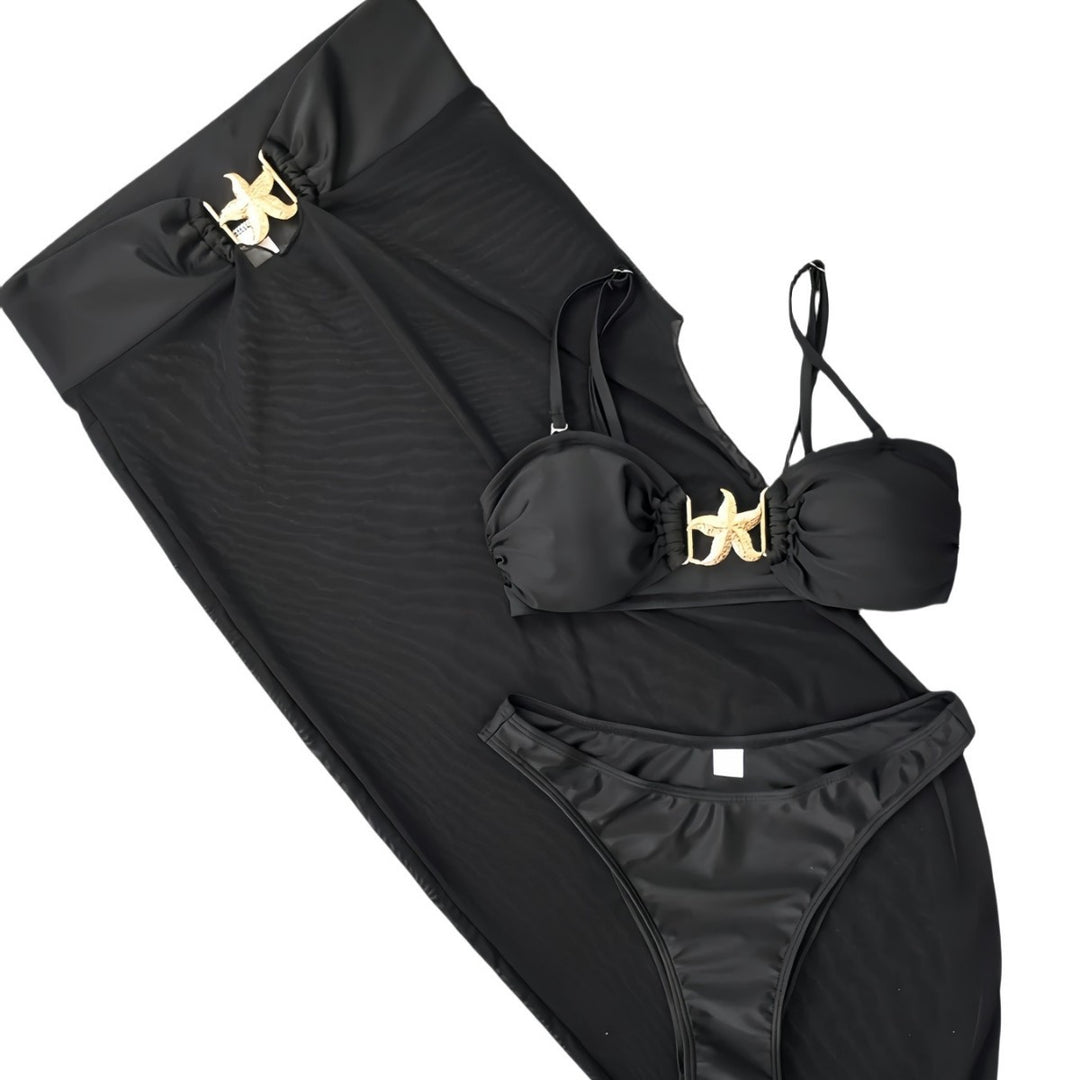 Damen Bikiniset mit transparentem Rock Echo Archiv