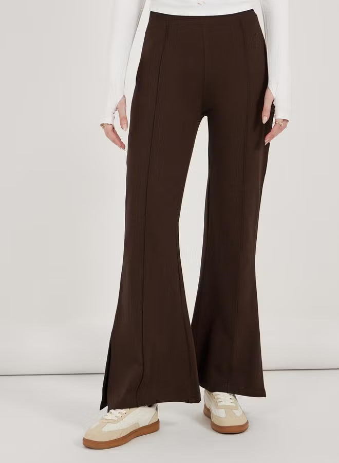Damen Elegante und weit geschnittene Flared-Hose Echo Archiv