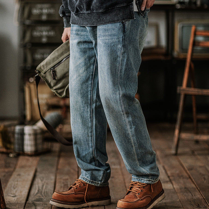 Herren Bequeme Indigo Denim Jeans Echo Archiv