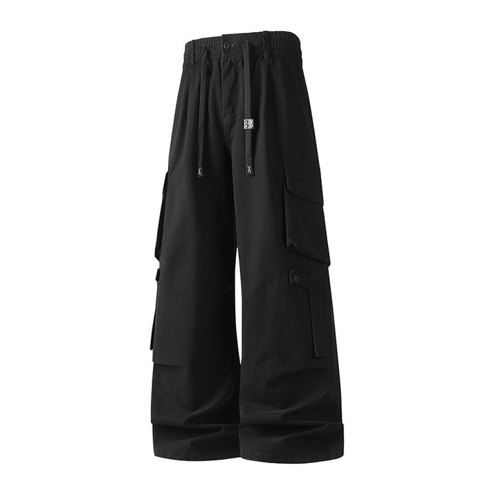 Herren Extraweite Baggy-Cargo-Hose mit Elastikbund, Tunnelzug und Mehrfach‑Utility‑Taschen Echo Archiv