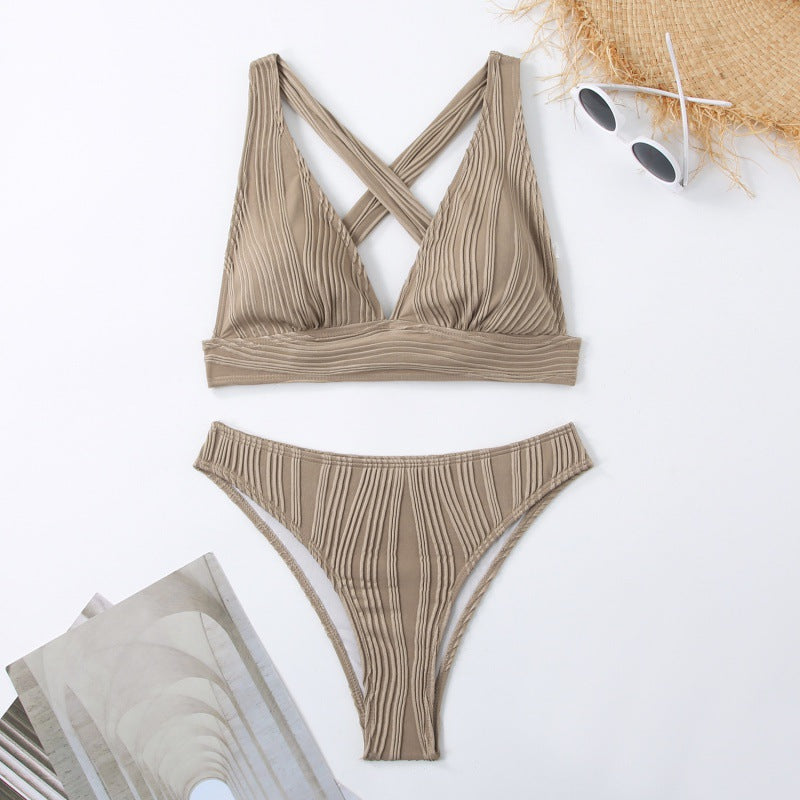 Damen Design Bikini mit gerafften Details Echo Archiv