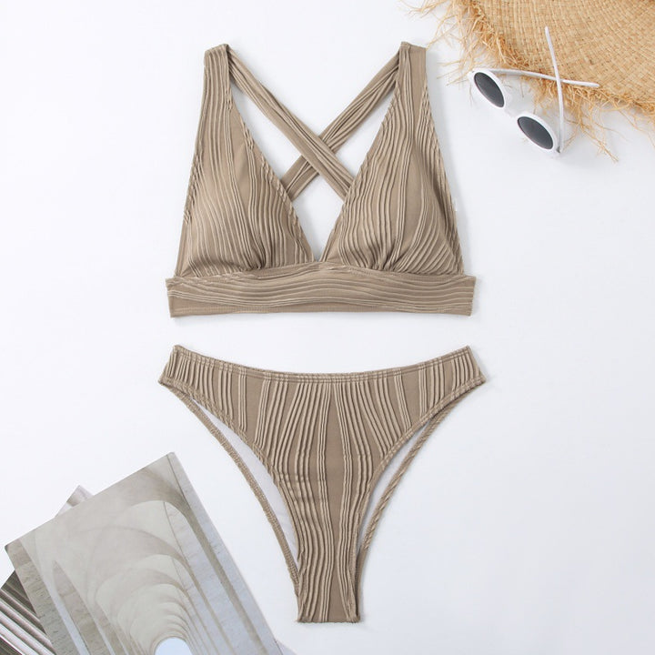 Damen Design Bikini mit gerafften Details Echo Archiv