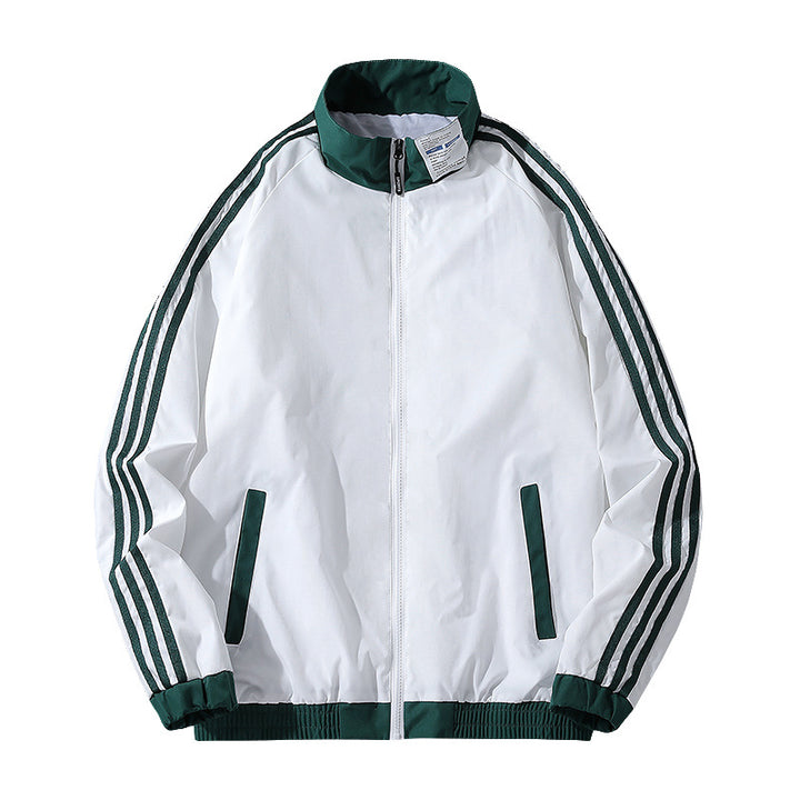 Herren Sportliche Übergangsjacke mit Reißverschluss und seitlichen Taschen Echo Archiv