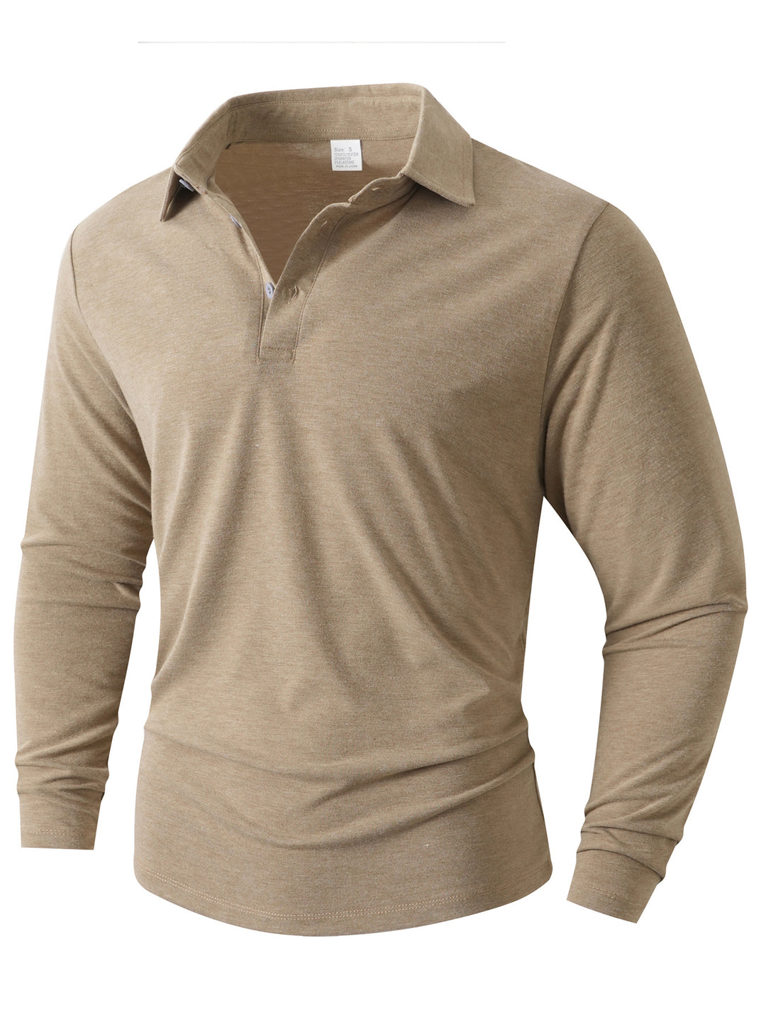Herren Langarm Poloshirt mit modernem Schnitt Echoarchiv