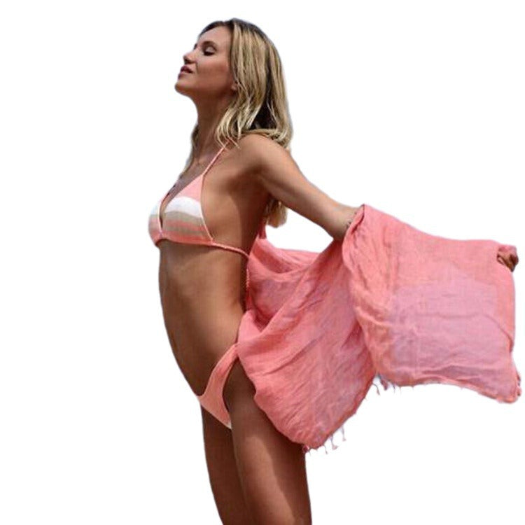 Damen Häkel-Bikini-Set mit raffinierten Fransen und verstellbaren Trägern Echo Archiv