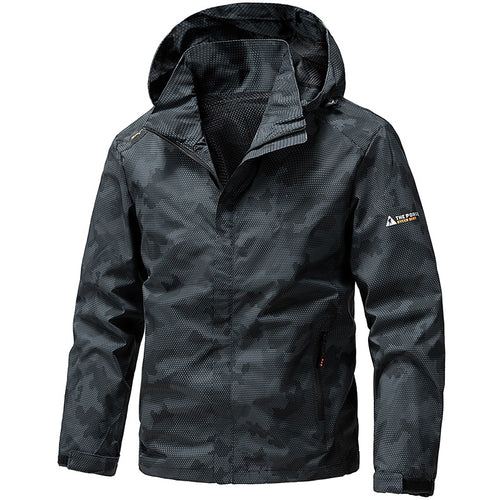 Herren Funktionale Regenjacke Echo Archiv