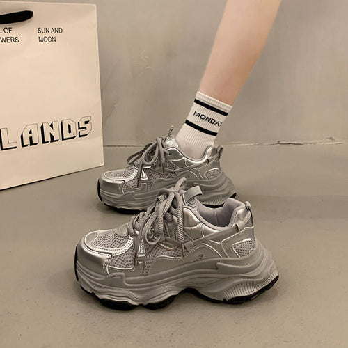 Damen Sneakers im urbanen Chunky-Stil mit atmungsaktiver Mesh-Oberfläche und komfortabler Dämpfung Echo Archiv
