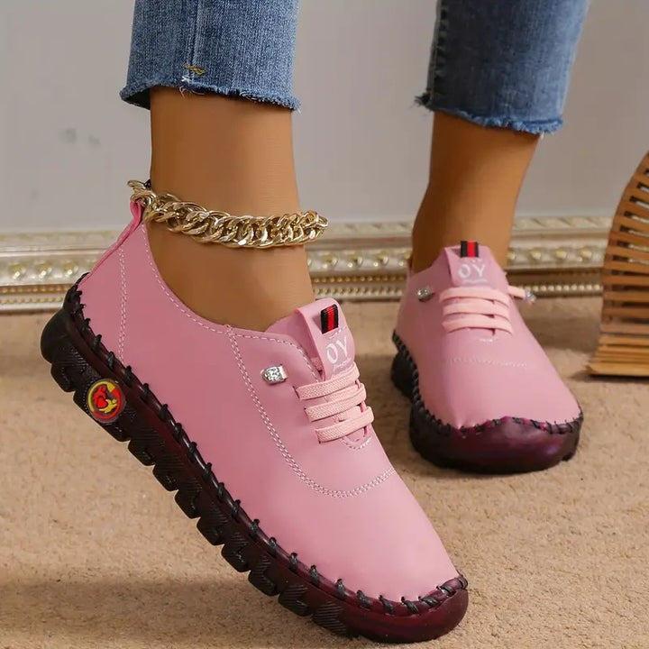 Damen nan flexible faltbare Freizeitsneaker mit stoßdämpfender Profilsohle Echo Archiv