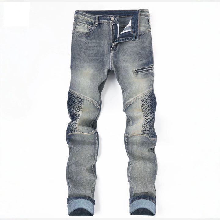 Herren Modische Jeans mit besonderen Nähten Echoarchiv