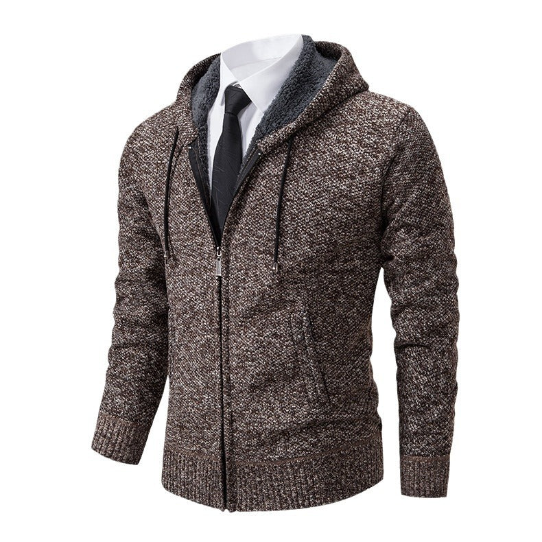 Herren Strickjacke mit modernem Schnitt und praktischem Reißverschluss Echoarchiv