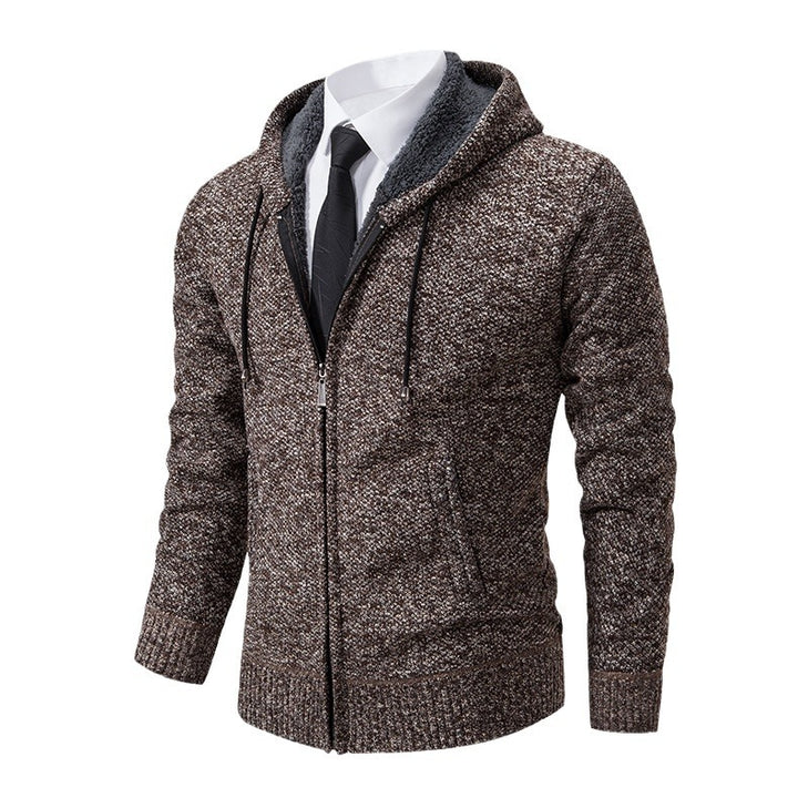 Herren Strickjacke mit modernem Schnitt und praktischem Reißverschluss Echoarchiv