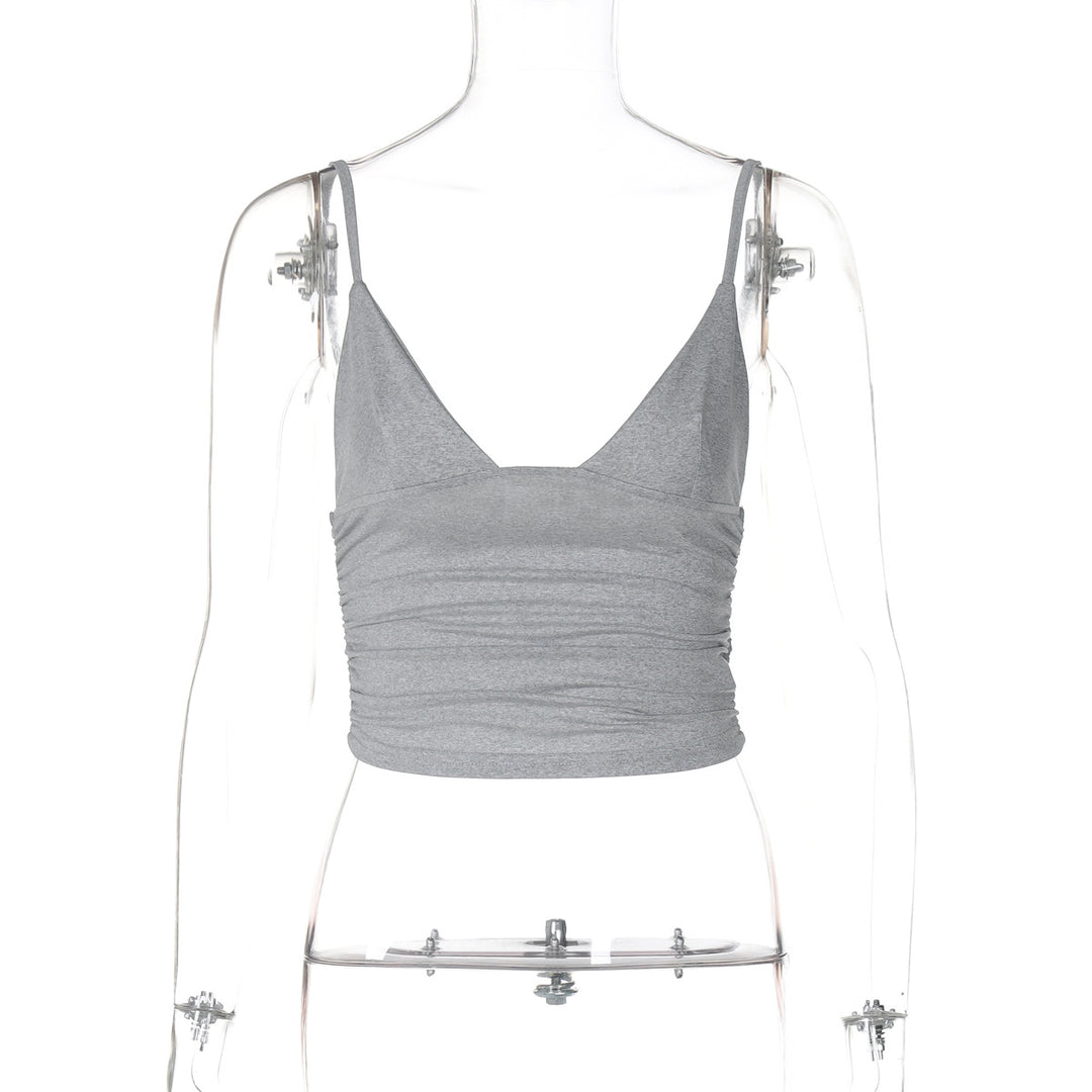 Damen Crop-Top mit asymmetrischem Schnitt und figurbetonter Silhouette Echo Archiv