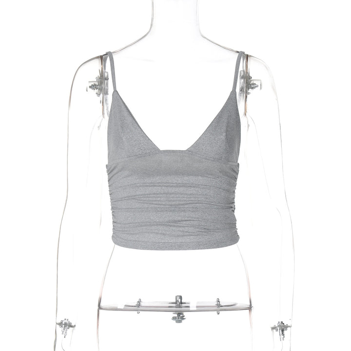Damen Crop-Top mit asymmetrischem Schnitt und figurbetonter Silhouette Echo Archiv