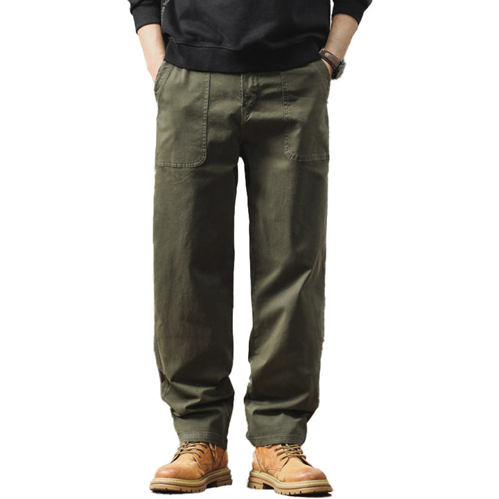 Herren Weite Workwear-Hose mit aufgesetzten Fronttaschen Echo Archiv