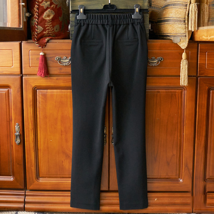 Damen Hoch taillierte Freizeit-Hose Echoarchiv