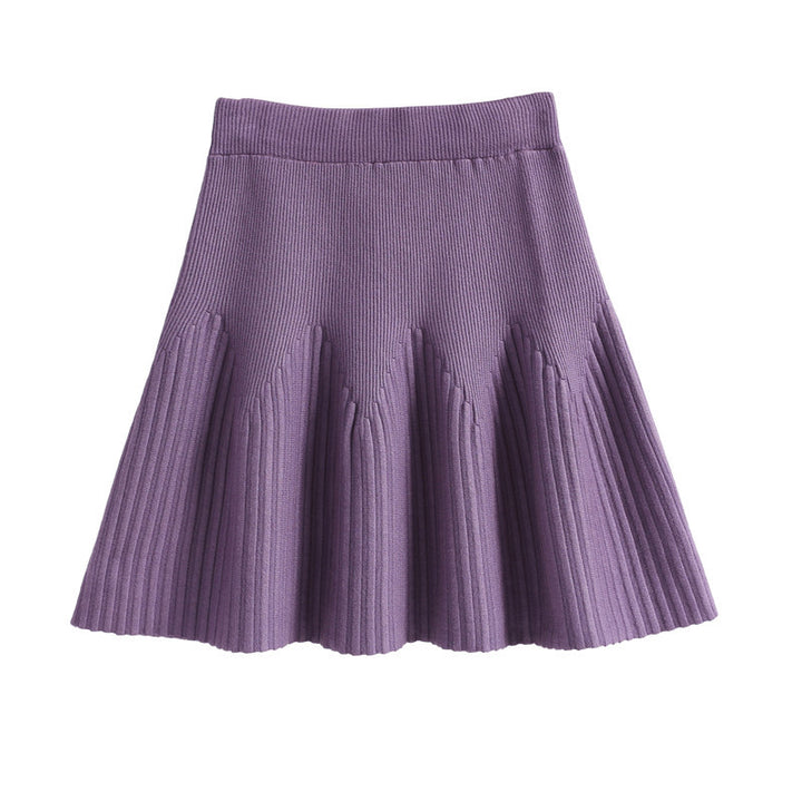 Damen Plissee-Rock mit weichem Material und elegantem Wellenmuster Echo Archiv