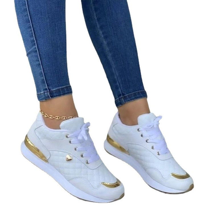 Damen modische Sneakers mit edlen Metalldetails und komfortabler Sohle Echo Archiv