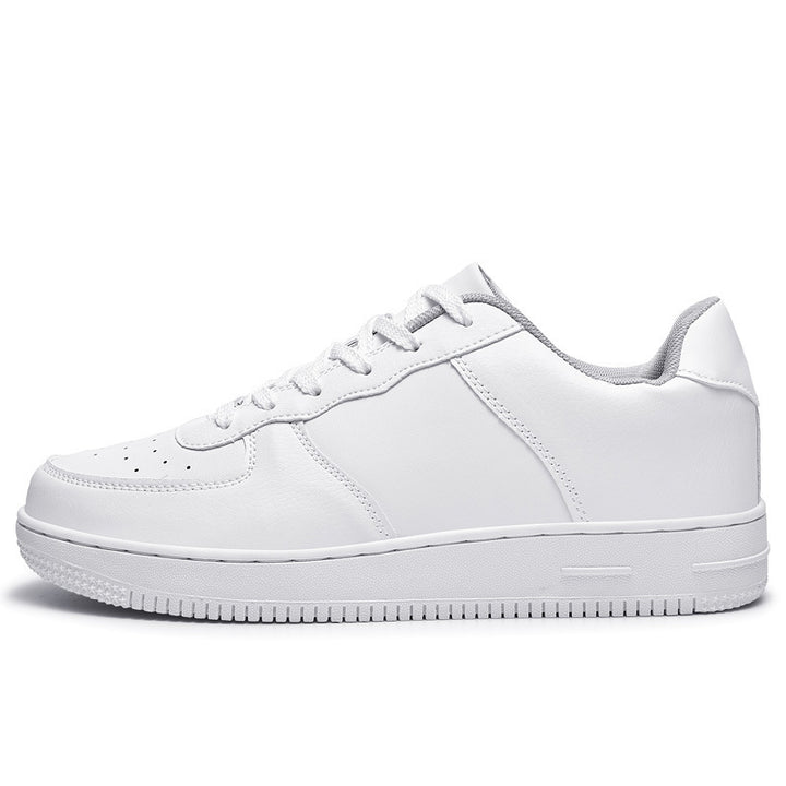 Herren Minimalistischer Low-Top Freizeitleder-Sneaker mit gepolstertem Knöchelkragen und rutschfester Profilsohle – Norré