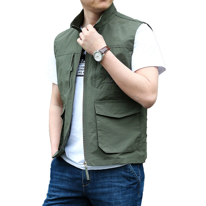 Herren Outdoor Weste Echo Archiv