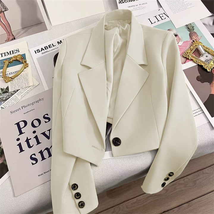 Damen Modischer und eleganter Cropped Blazer Echo Archiv