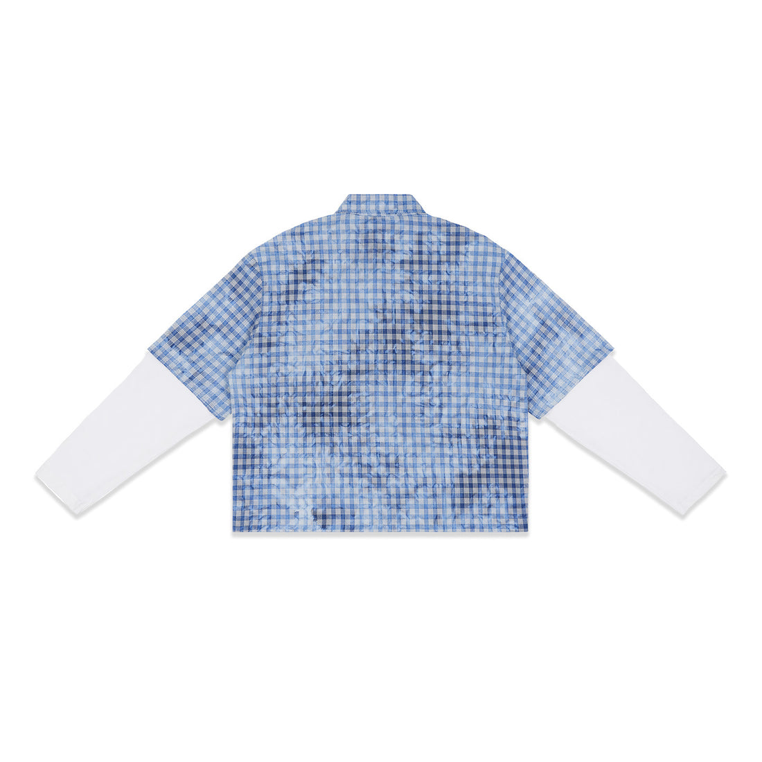 Herren Karierte Overshirt mit integriertem Langarm-Layer Echo Archiv