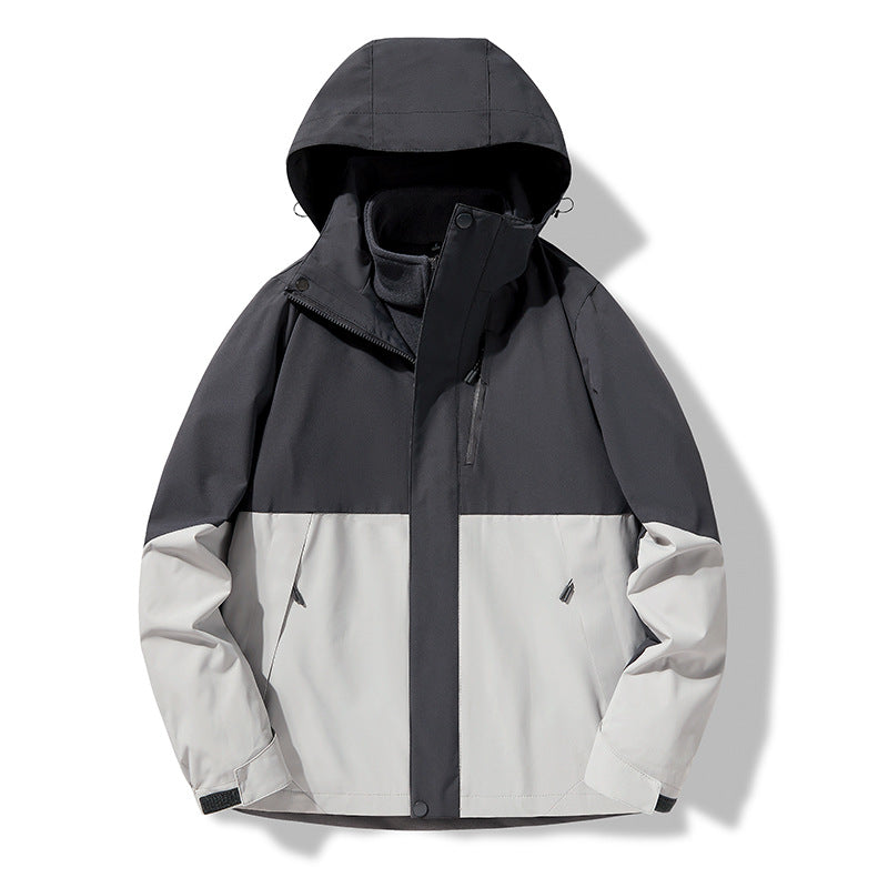 Herren Technische Outdoorjacke mit verstellbarem Kapuzendesign Echo Archiv 1787797283
