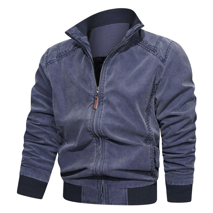 Herren Sportliche Bikerjacke Echo Archiv