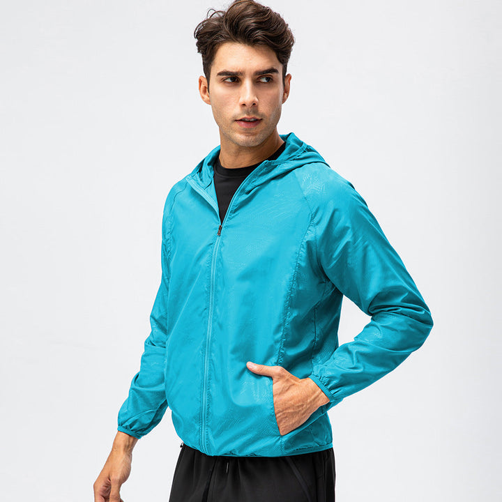 Herren Leichte Laufjacke mit Atmungsaktiven Eigenschaften und Reflektierendem Design Echoarchiv