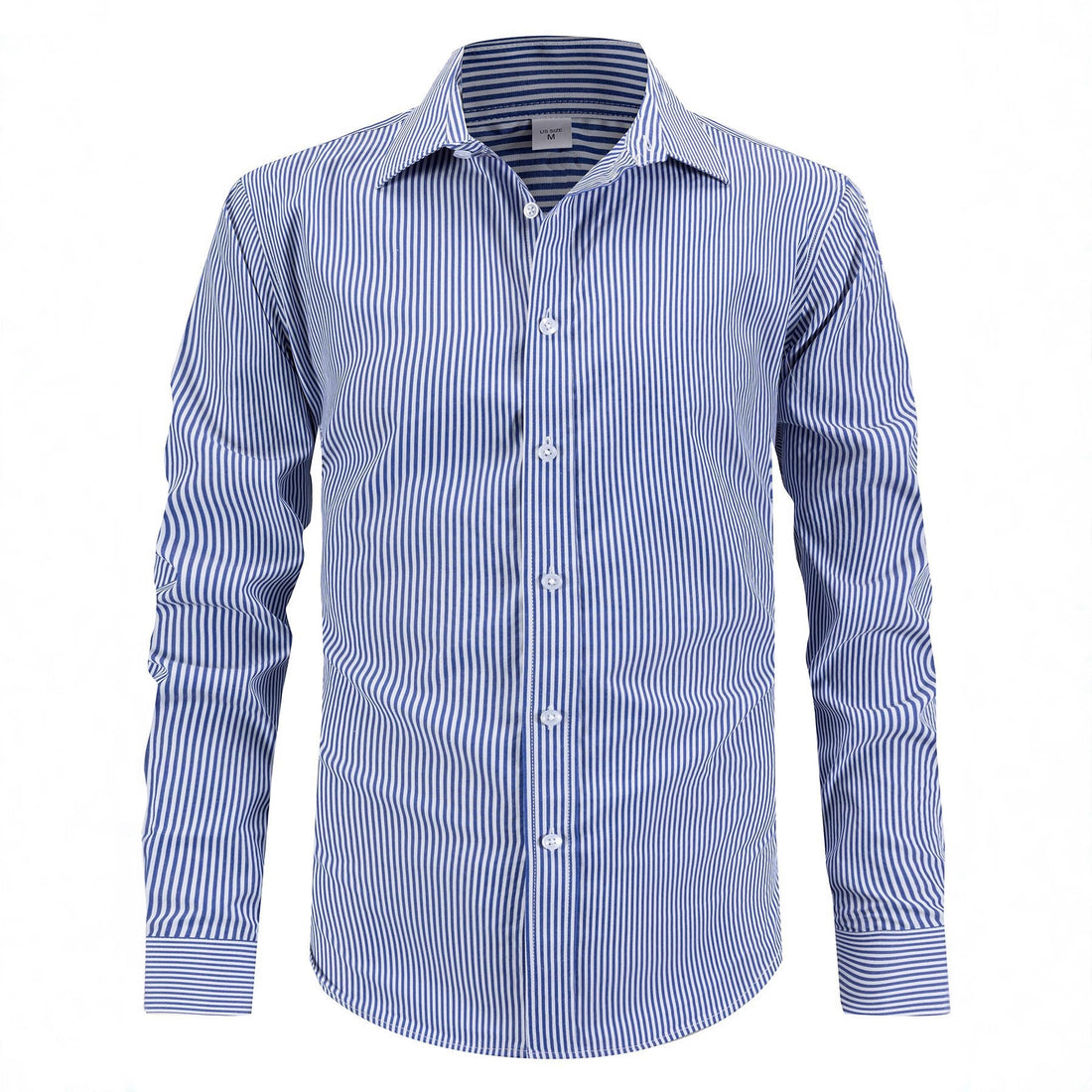 Herren elegantes gestreiftes Hemd mit modernen Details – Arvello