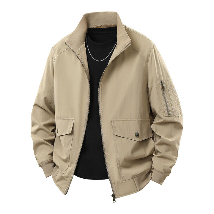 Herren Sportliche Jacke mit hohen Kragen und praktischen Taschen Echo Archiv