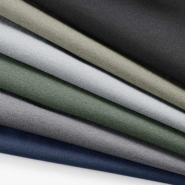 Herren Langarm-Halbreißverschluss-Performance-Pullover mit Stehkragen und technischem Stretch Echoarchiv