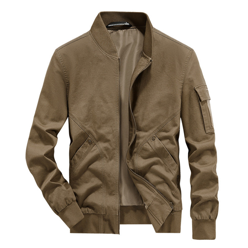 Herren modische Pilotjacke mit praktischen Taschen Echoarchiv
