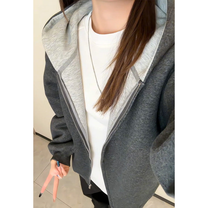 Damen Modische und funktionale Kapuzenjacke Echo Archiv