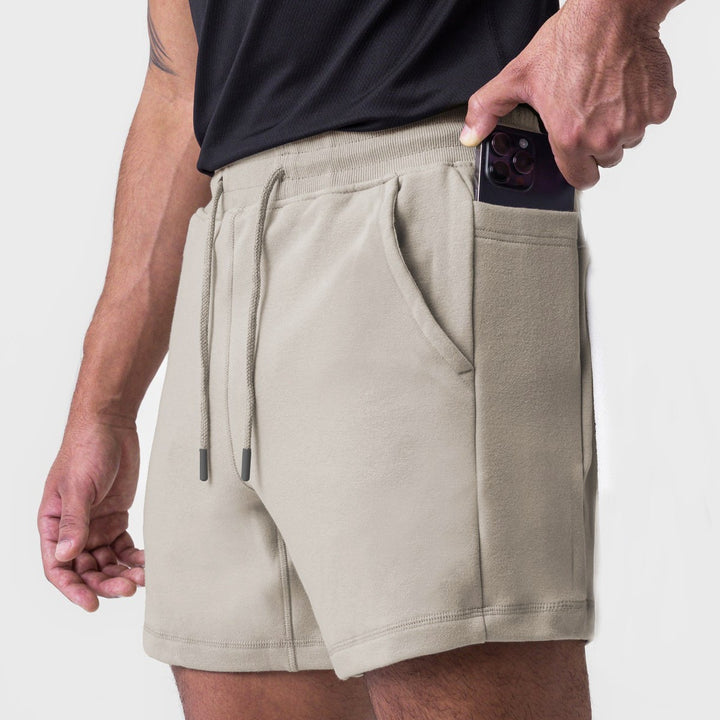 Herren Bequeme Shorts mit seitlichen Taschen und verstellbarem Bund Echoarchiv