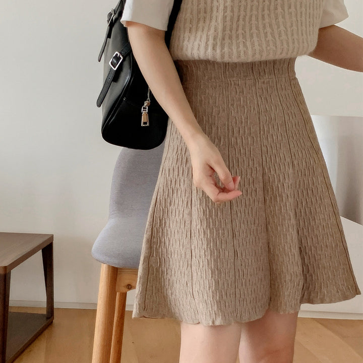 Damen Strick-Midikleid mit strukturiertem Design Echo Archiv