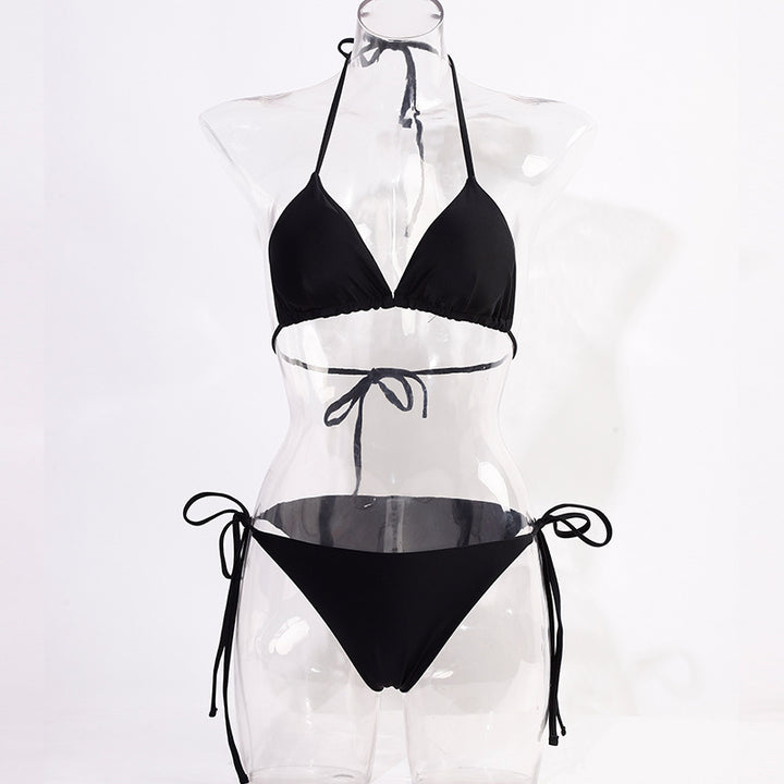 Damen Triangel-Bikini mit verstellbaren Bindebändern und raffinierten Details Echo Archiv